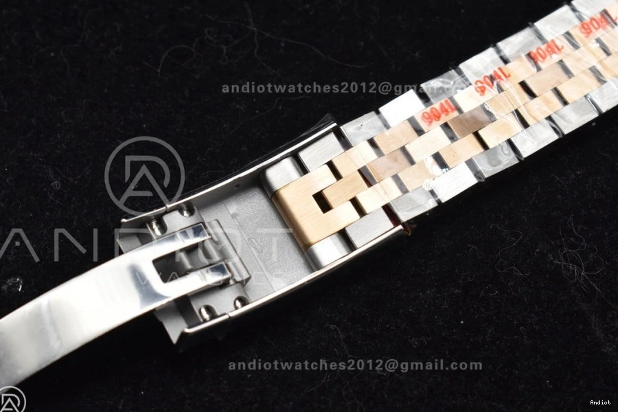 1:1 Best 904L SS Dial Stick Bracelet VR3235 on Steel Clean Edition Brown 41 DateJust RG 126333 Jubilee 0409